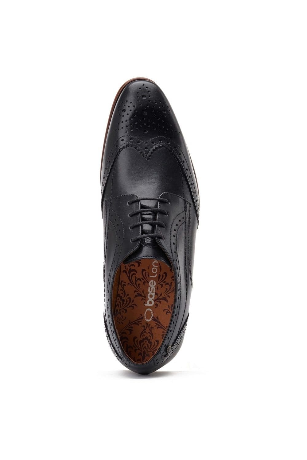 Base London Base London Men's Barbera Excel Brogue in Black - 4