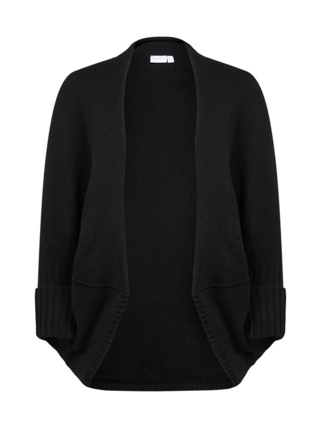 Celtic & Co Celtic & Co Women's Supersoft Cocoon Cardigan in True Black - 2