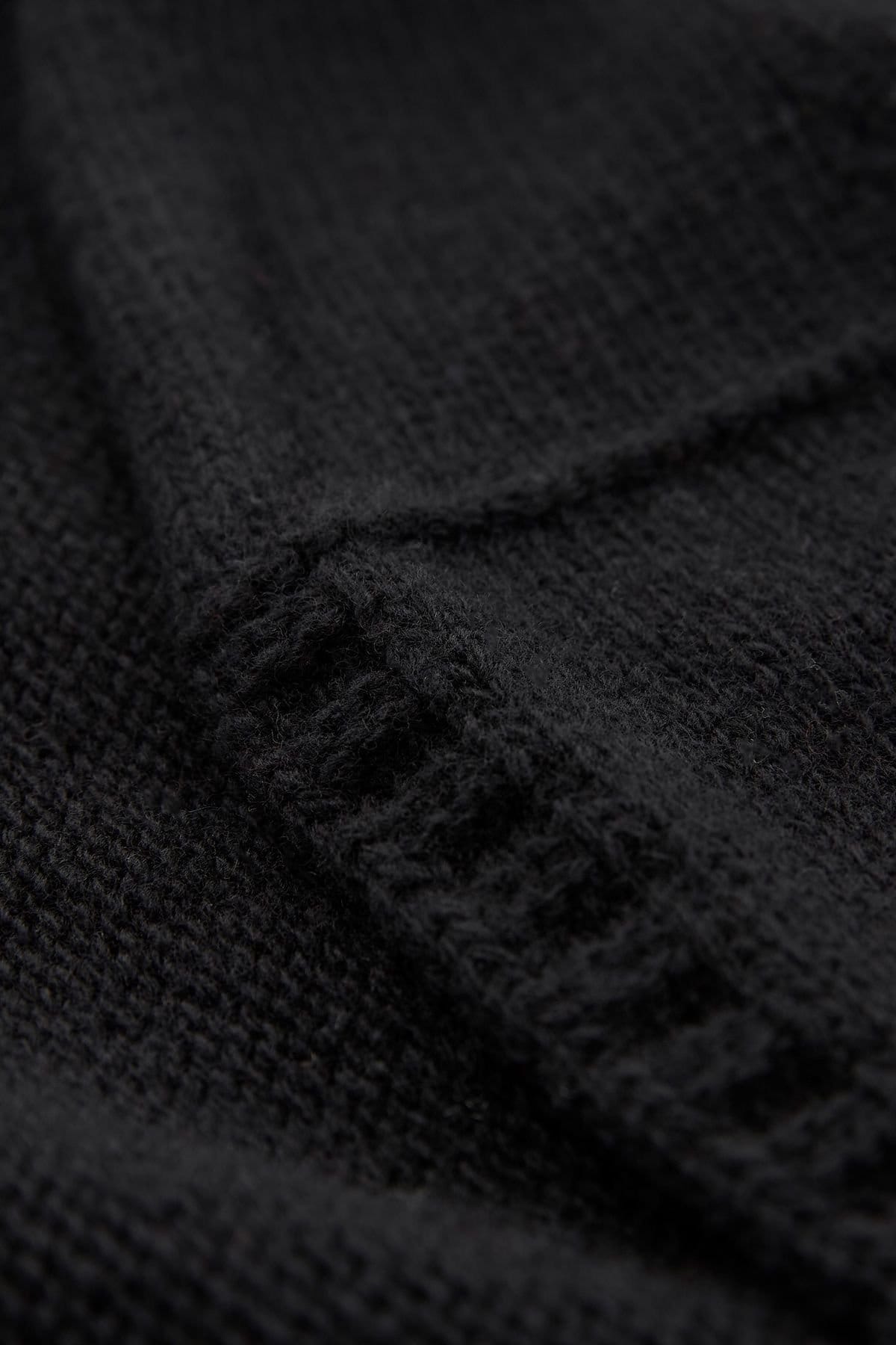 Celtic & Co Celtic & Co Women's Supersoft Cocoon Cardigan in True Black - 4