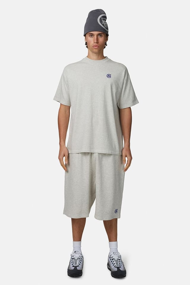 Good For Nothing Good For Nothing Men's Relaxed Monogram Tee in Grey - 2
