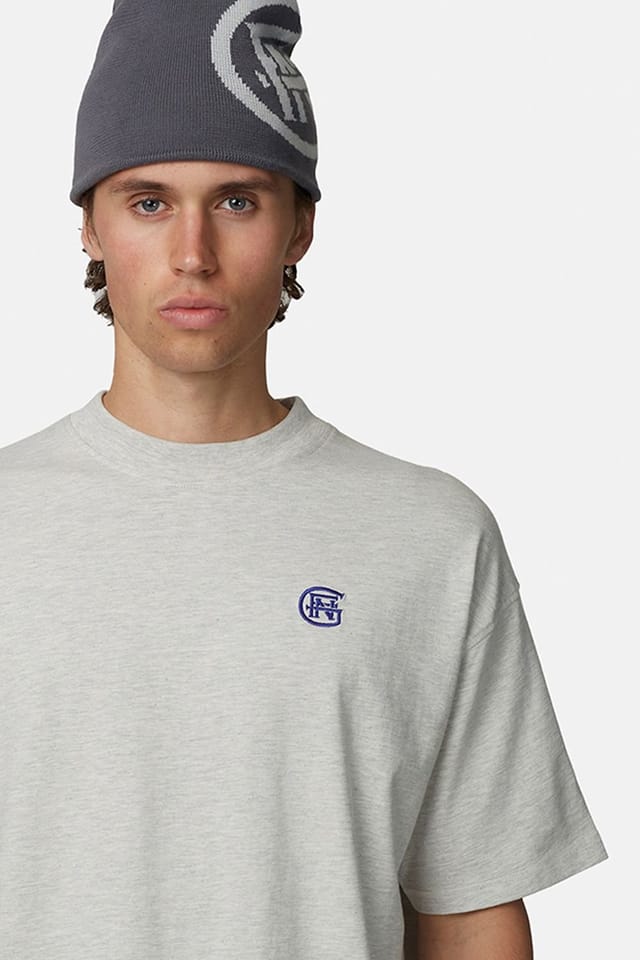 Good For Nothing Good For Nothing Men's Relaxed Monogram Tee in Grey - 3