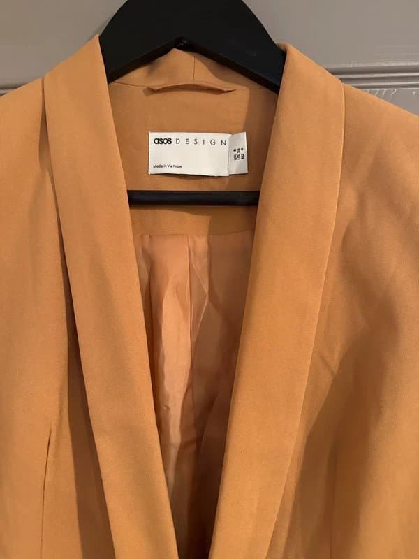 ASOS Design Terracotta tailored lounge suit