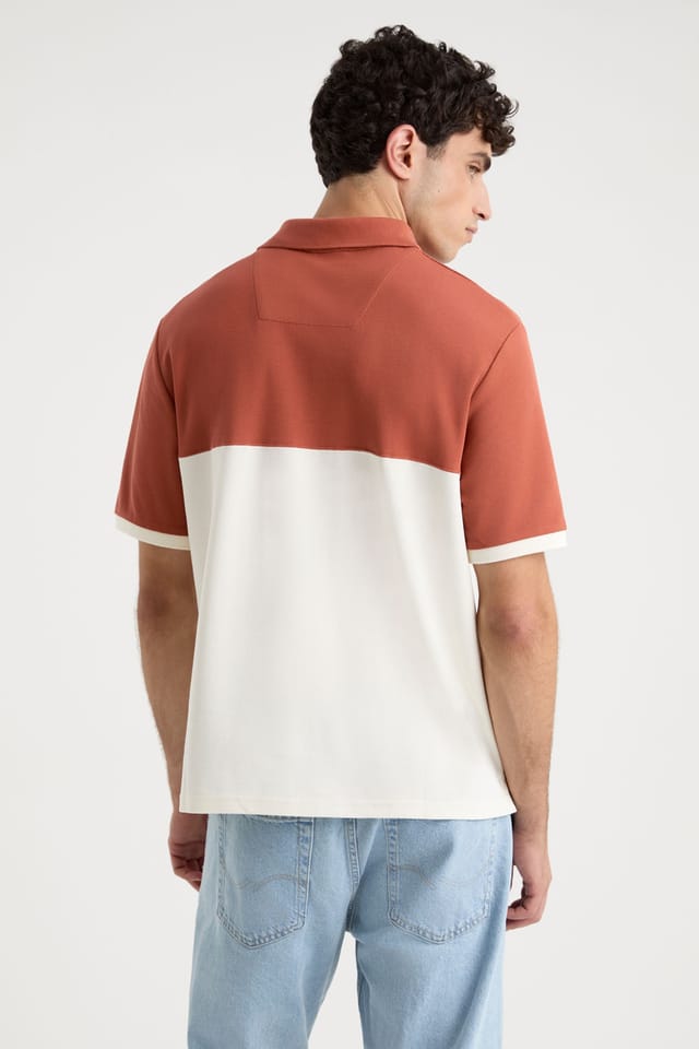 Nautica Nautica Men's Stellan Polo Shirt in Terracotta - 2