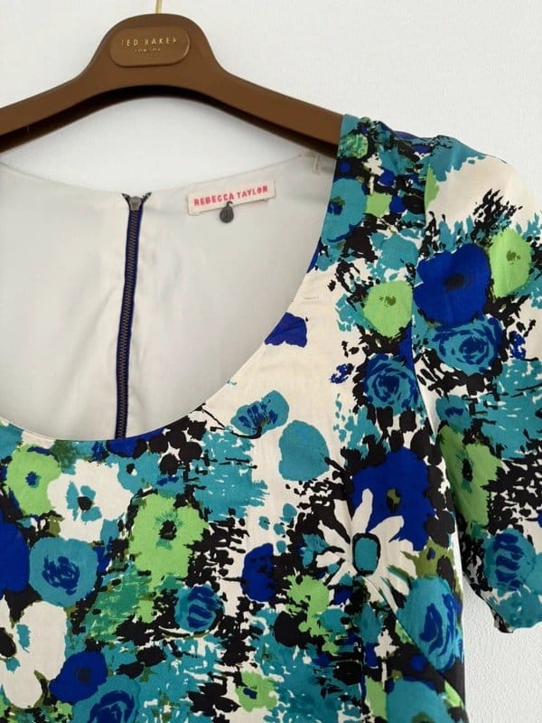 Rebecca Taylor Rebecca Taylor 100% silk floral dress - stunning - small (6/8) - 1