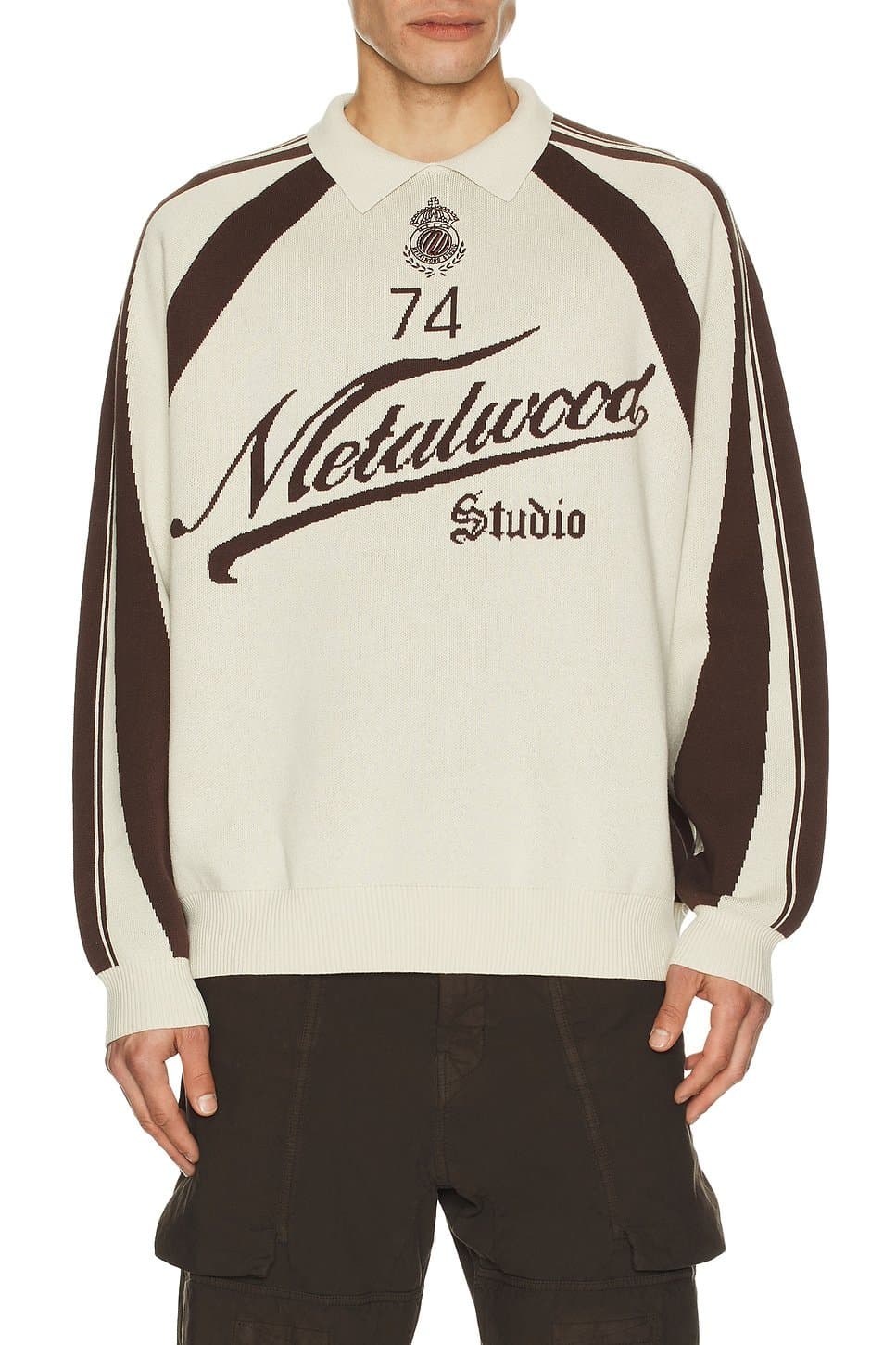 revolve Knit Football Top