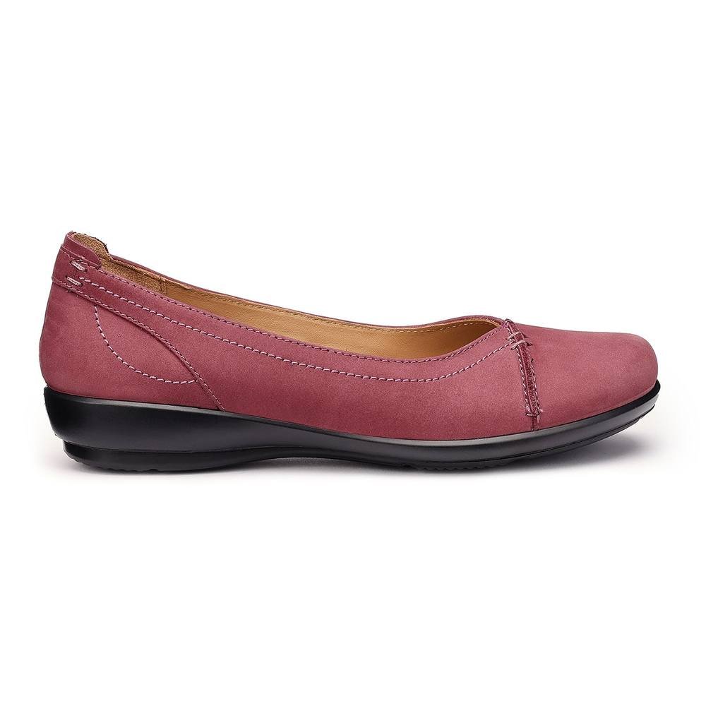Hotter Hotter Women's 'Robyn II' Ballet Pumps in Rose - 4