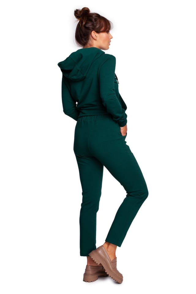 Love Lace Love Lace Women's Knit Straight Leg Pants with Pockets in Green - 2