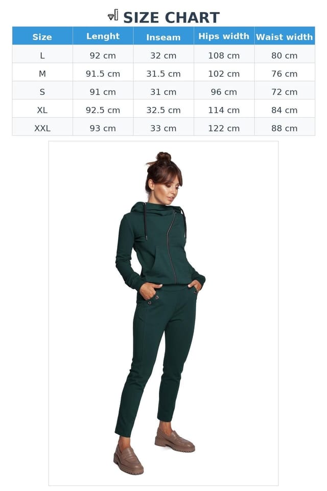 Love Lace Love Lace Women's Knit Straight Leg Pants with Pockets in Green - 3