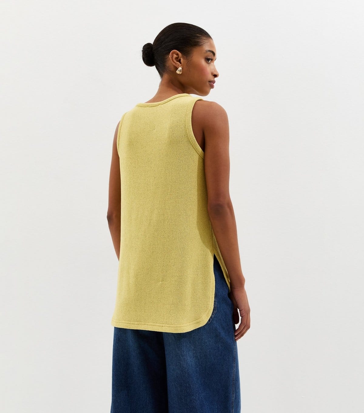 New Look Women's Light Green Textured Soft Touch Vest Top New Look - 4