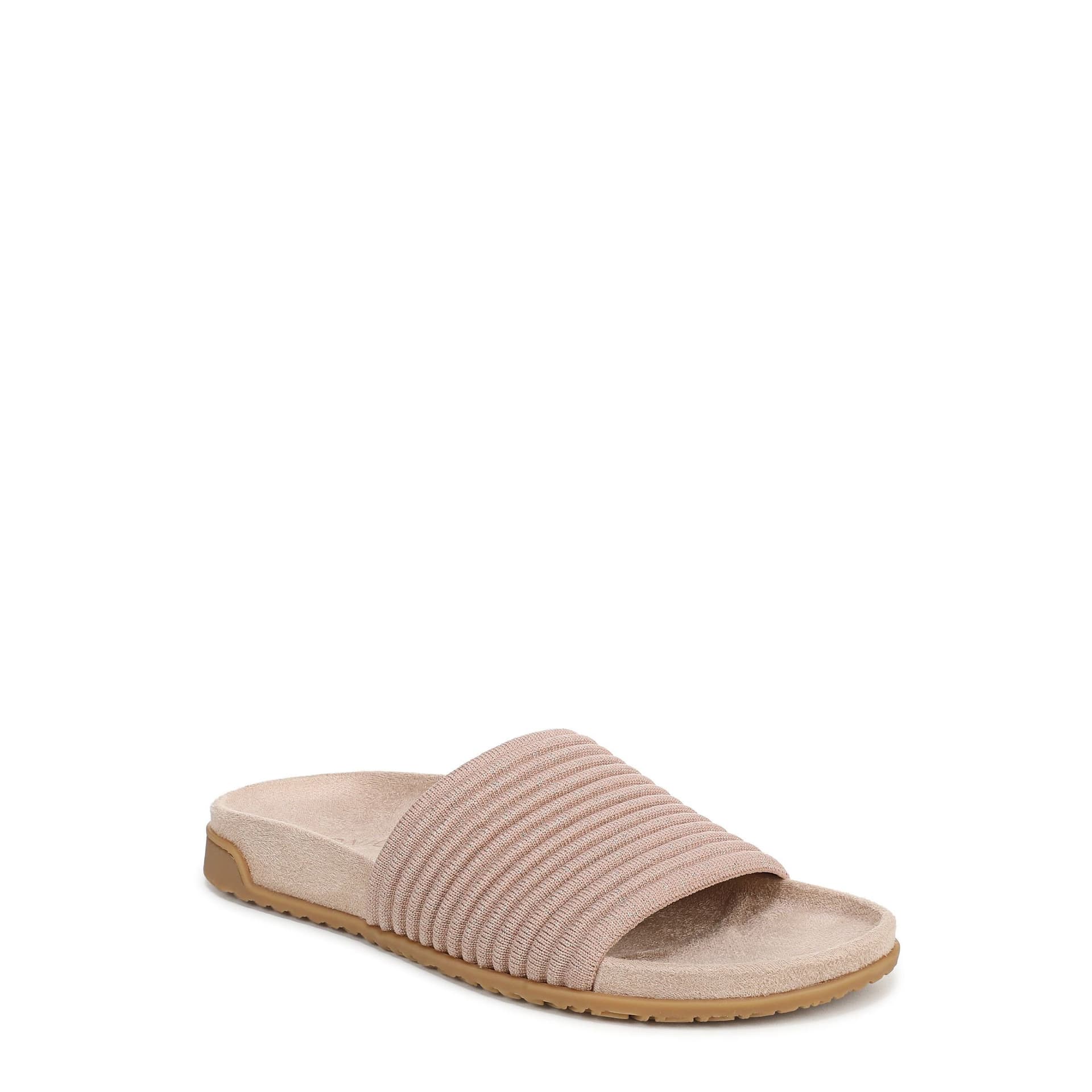 Vionic Vionic Women's Evie Knit Slide Sandals in Pale Pink