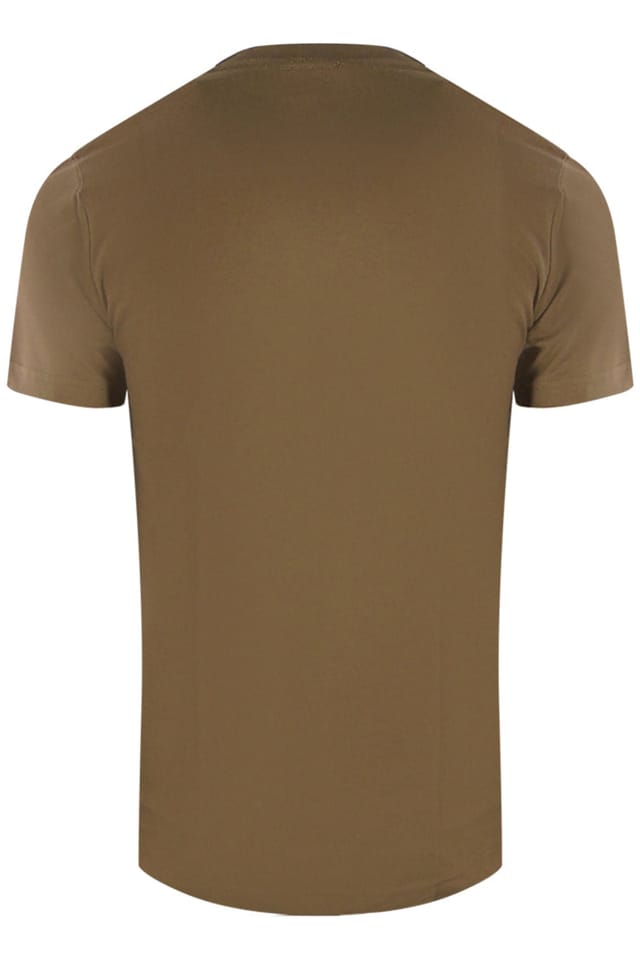 Diesel Diesel Men's Short Sleeve Crew Relaxed Fit T-shirt in Olive - 2