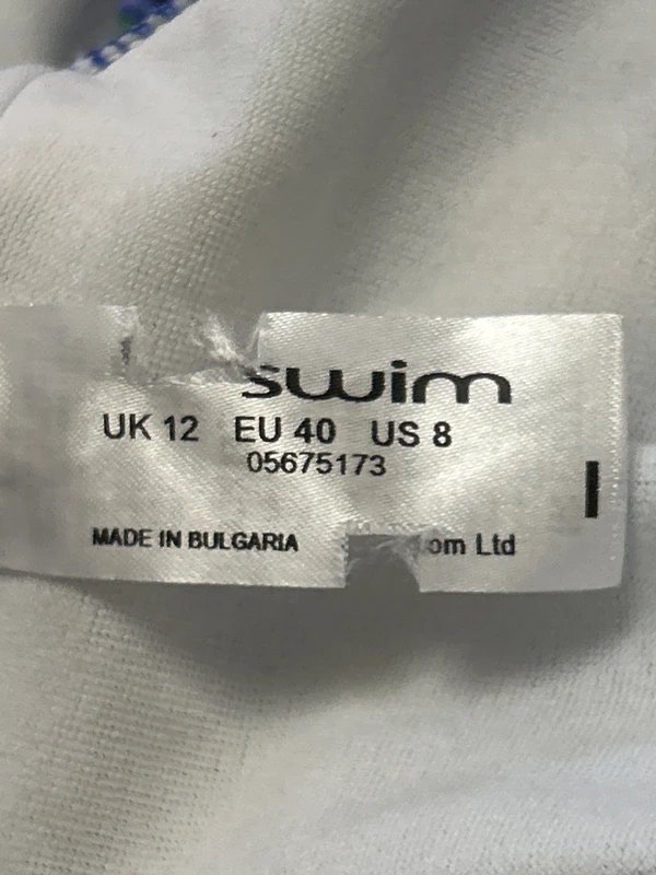 ASOS ASOS Tie Front Mexican Floral Print Swimsuit Size 12. k18 - 1