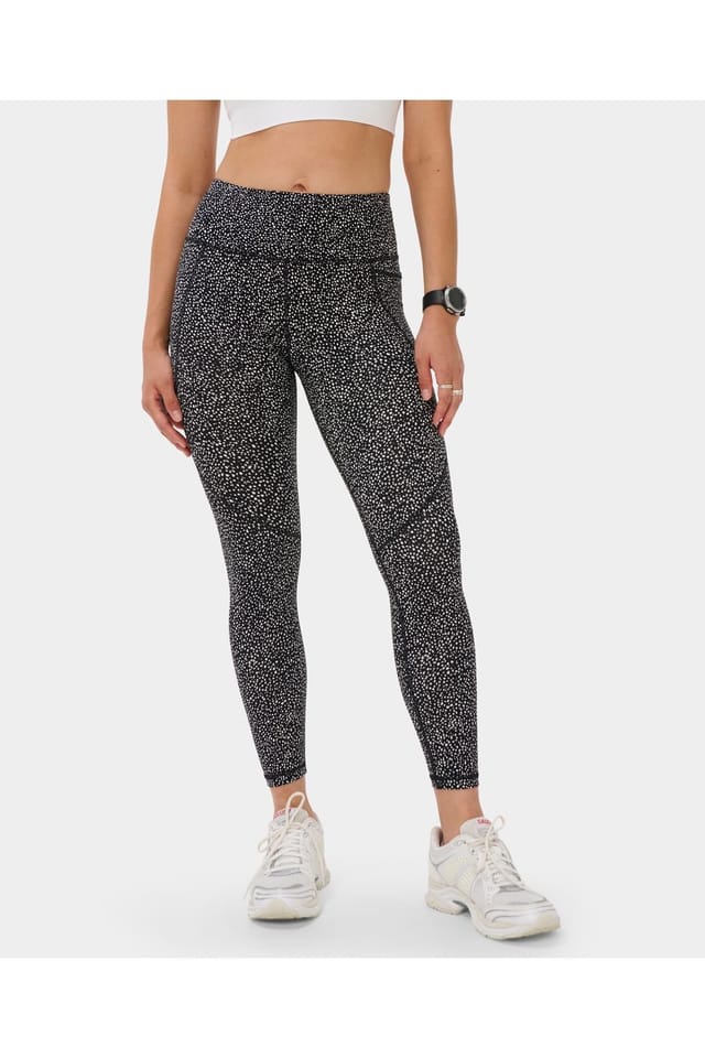 Sweaty Betty Sweaty Betty Women's Power 7/8 Workout Leggings Black Micro Dot Print - 3