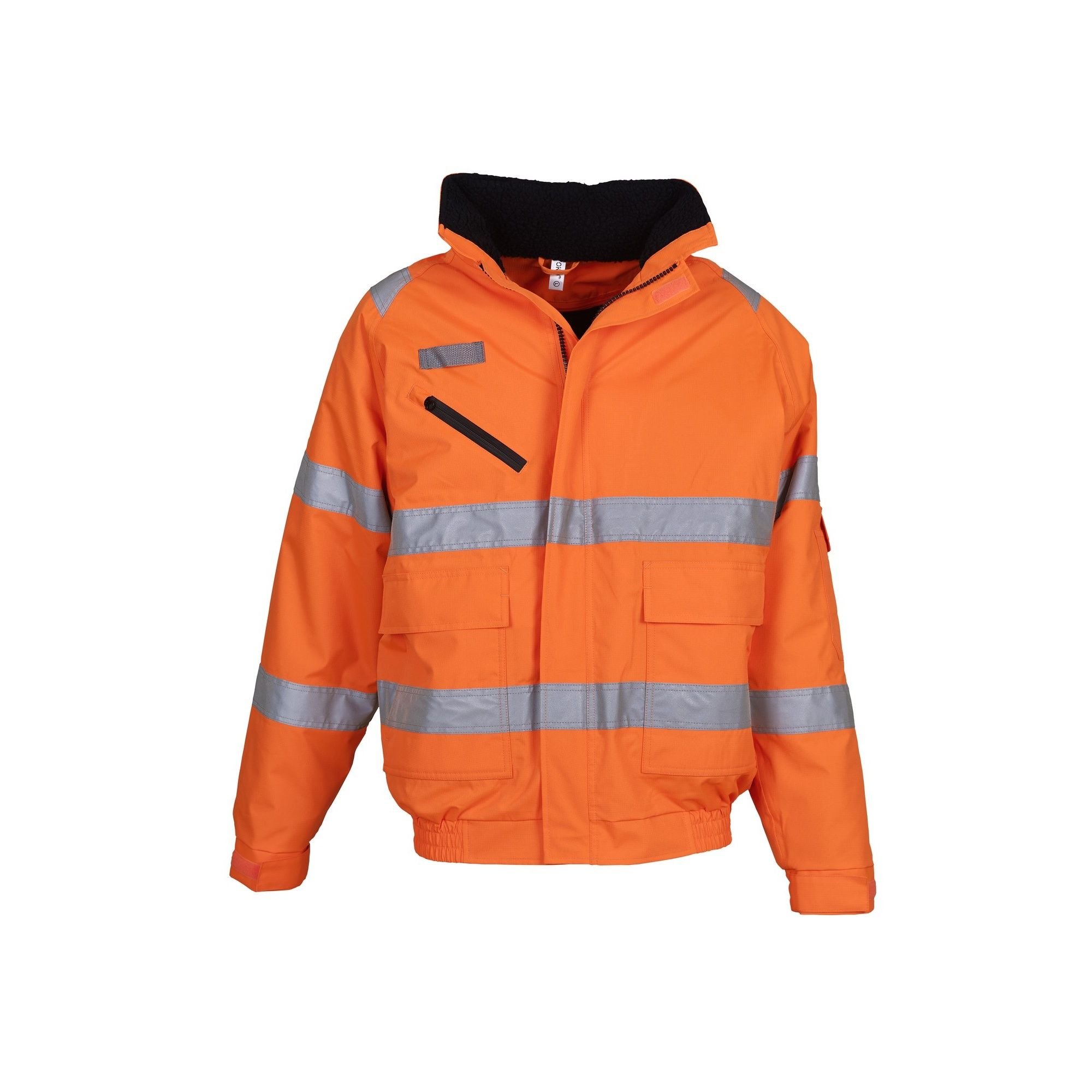 Yoko Yoko Men's Fontaine Flight Jacket in Orange - 4