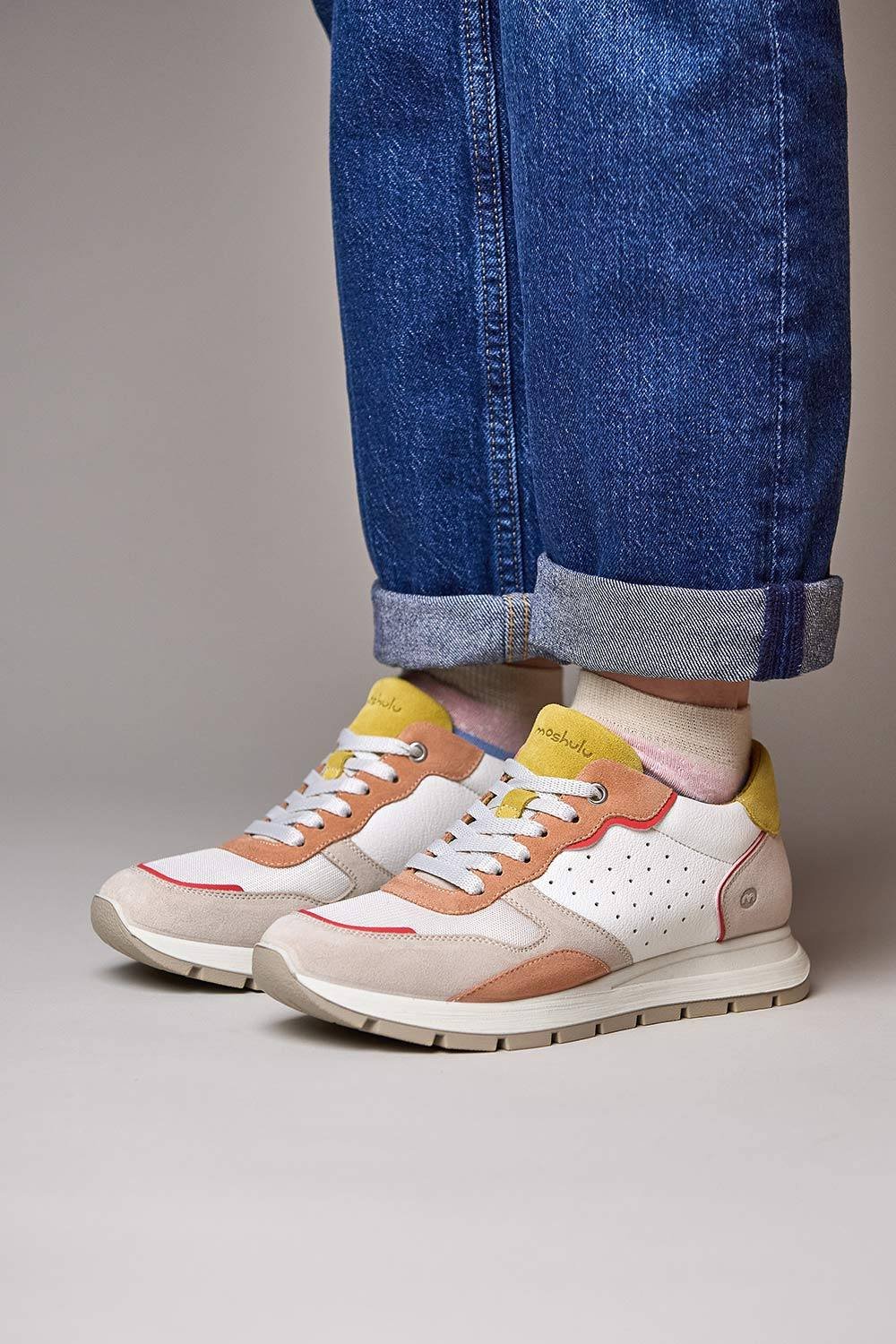 Moshulu Moshulu Women's 'Teresa' Lace Up Mesh Panel Trainers - 3