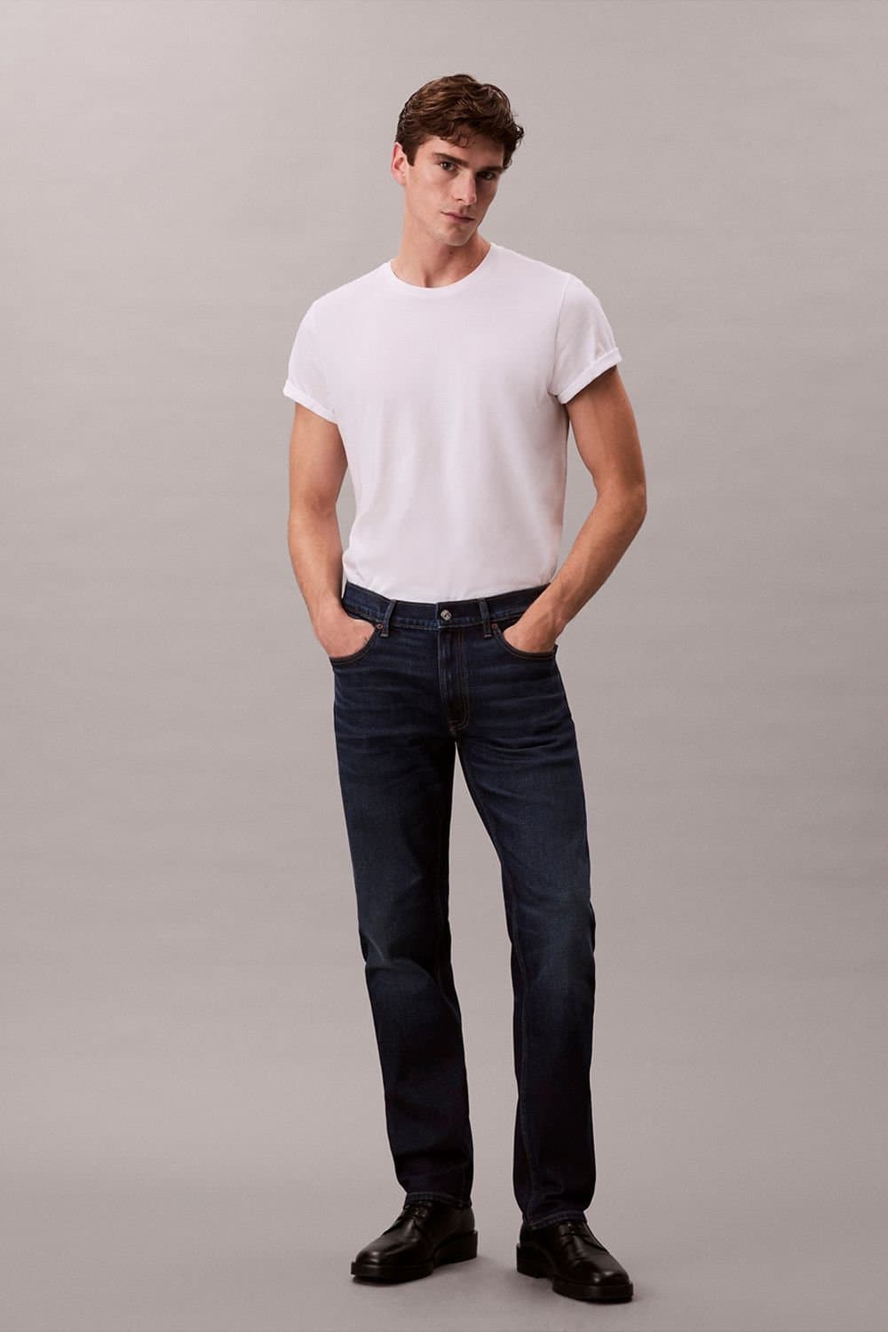 Calvin Klein Calvin Klein Men's Slim Straight Dark Casper Jean Blue