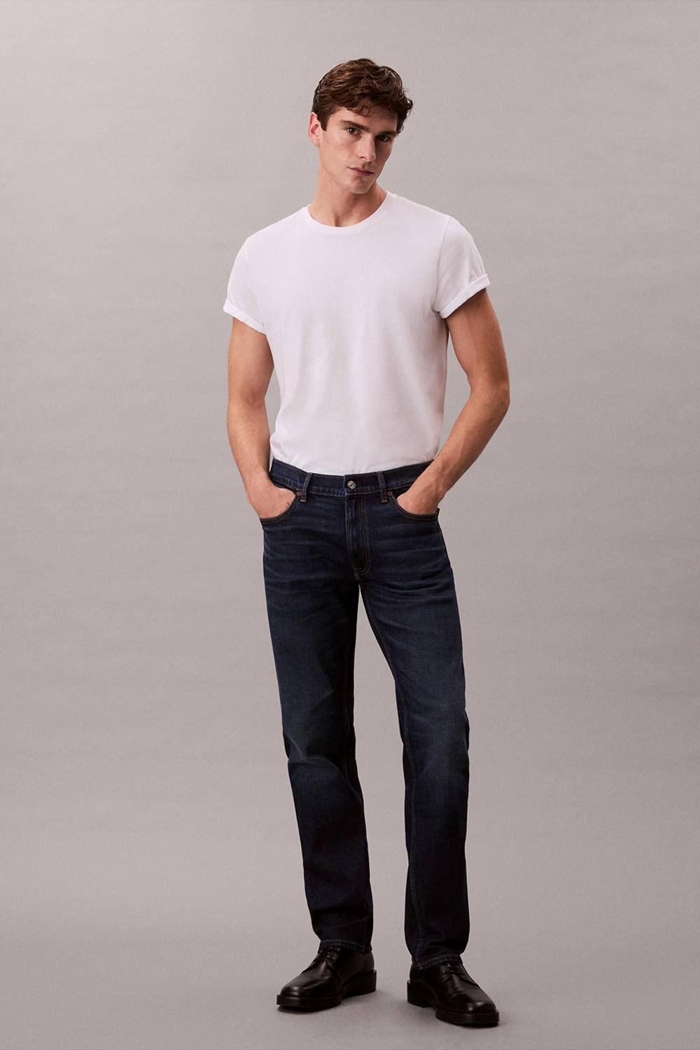 Calvin Klein Calvin Klein Men's Slim Straight Dark Casper Jean Blue - 2