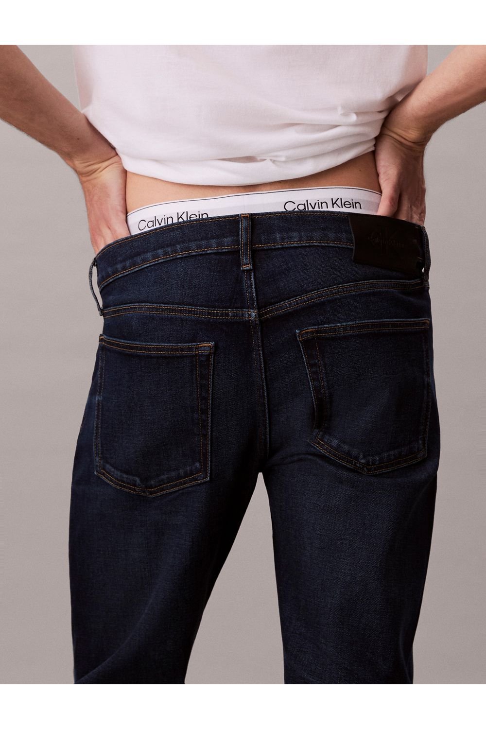 Calvin Klein Calvin Klein Men's Slim Straight Dark Casper Jean Blue - 3