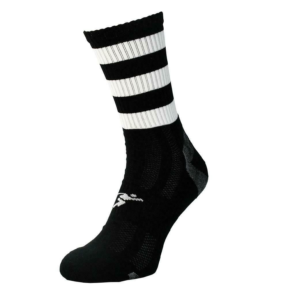 Precision Precision Men's Pro Hooped Gaelic Mid Socks in Jet Black - 2