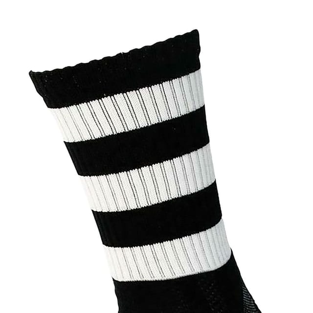 Precision Precision Men's Pro Hooped Gaelic Mid Socks in Jet Black - 3