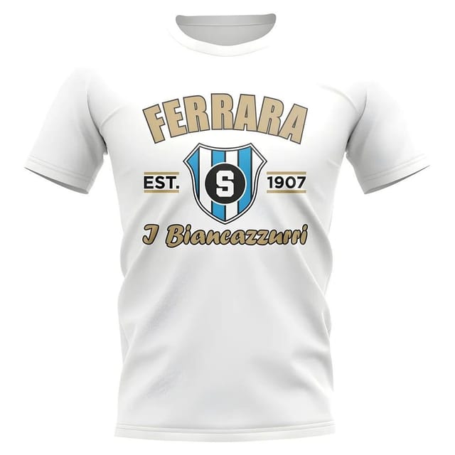 SPAL SPAL Men's Mens Established Football T-Shirt in White - 2