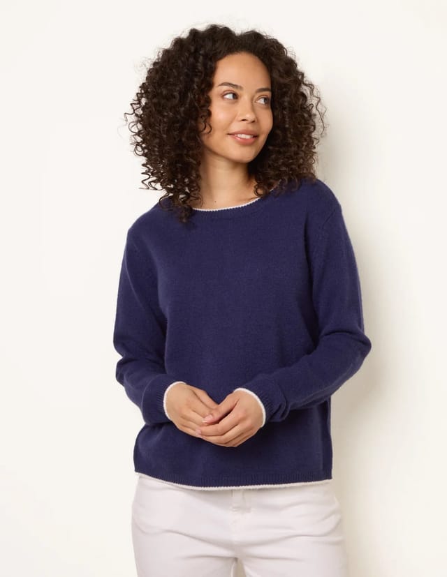 Blue Vanilla Back Bow Jumper - 2