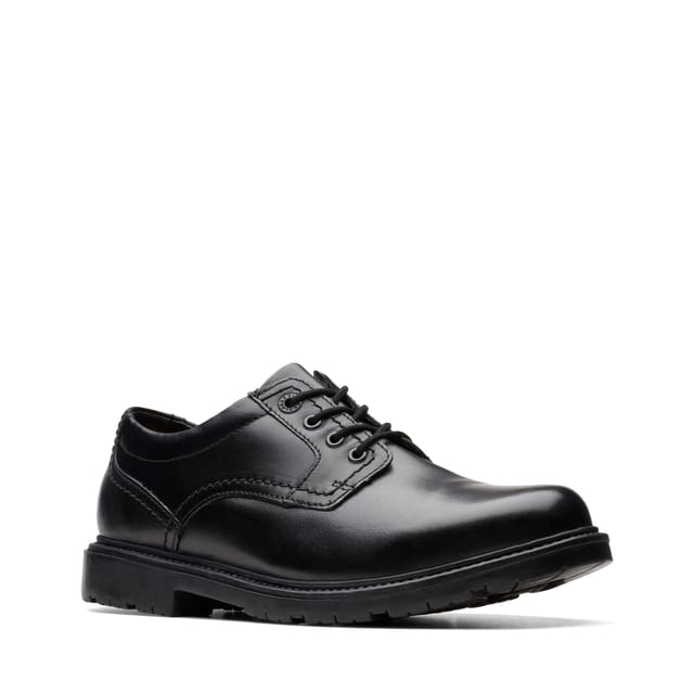 Clarks Clarks Men's Lane Stride Black Leather - 2