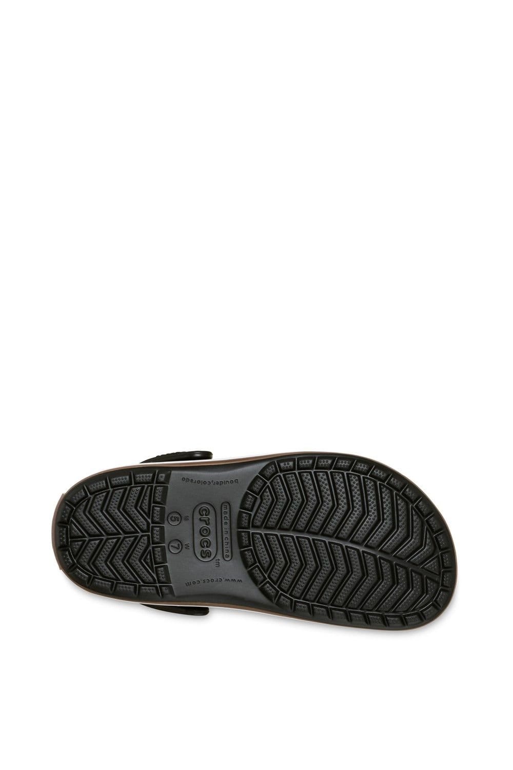 Crocs Crocs Men's Crocband Gum Clog in Black - 4