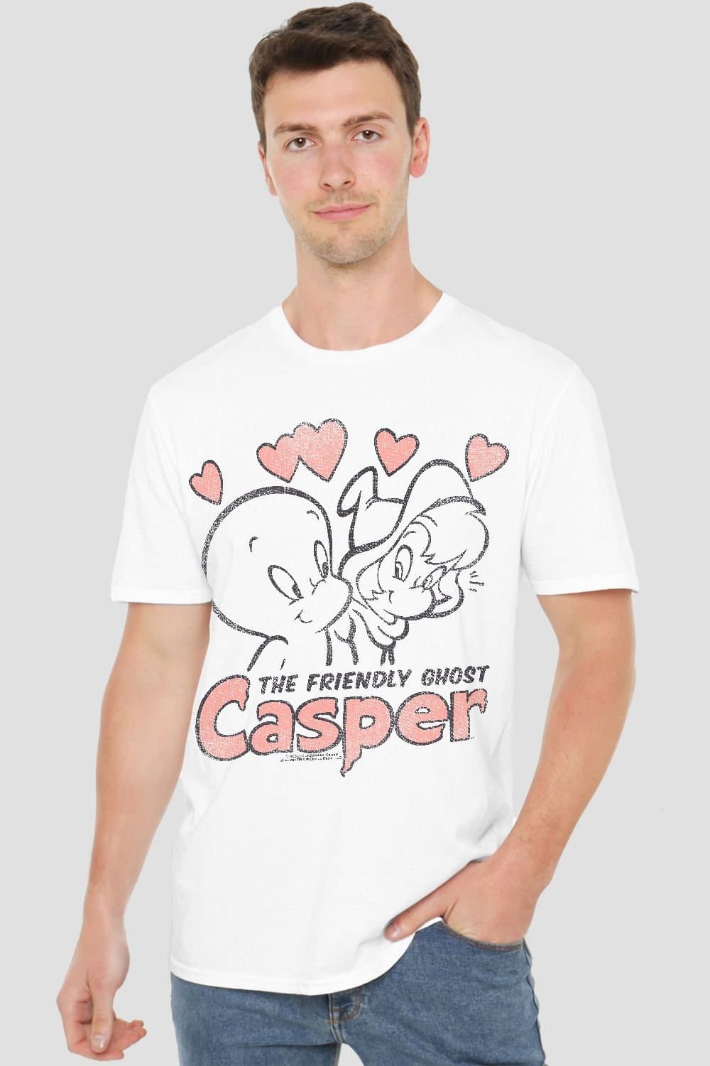 NBCU NBCU Men's Casper Casper Love T-Shirt, White