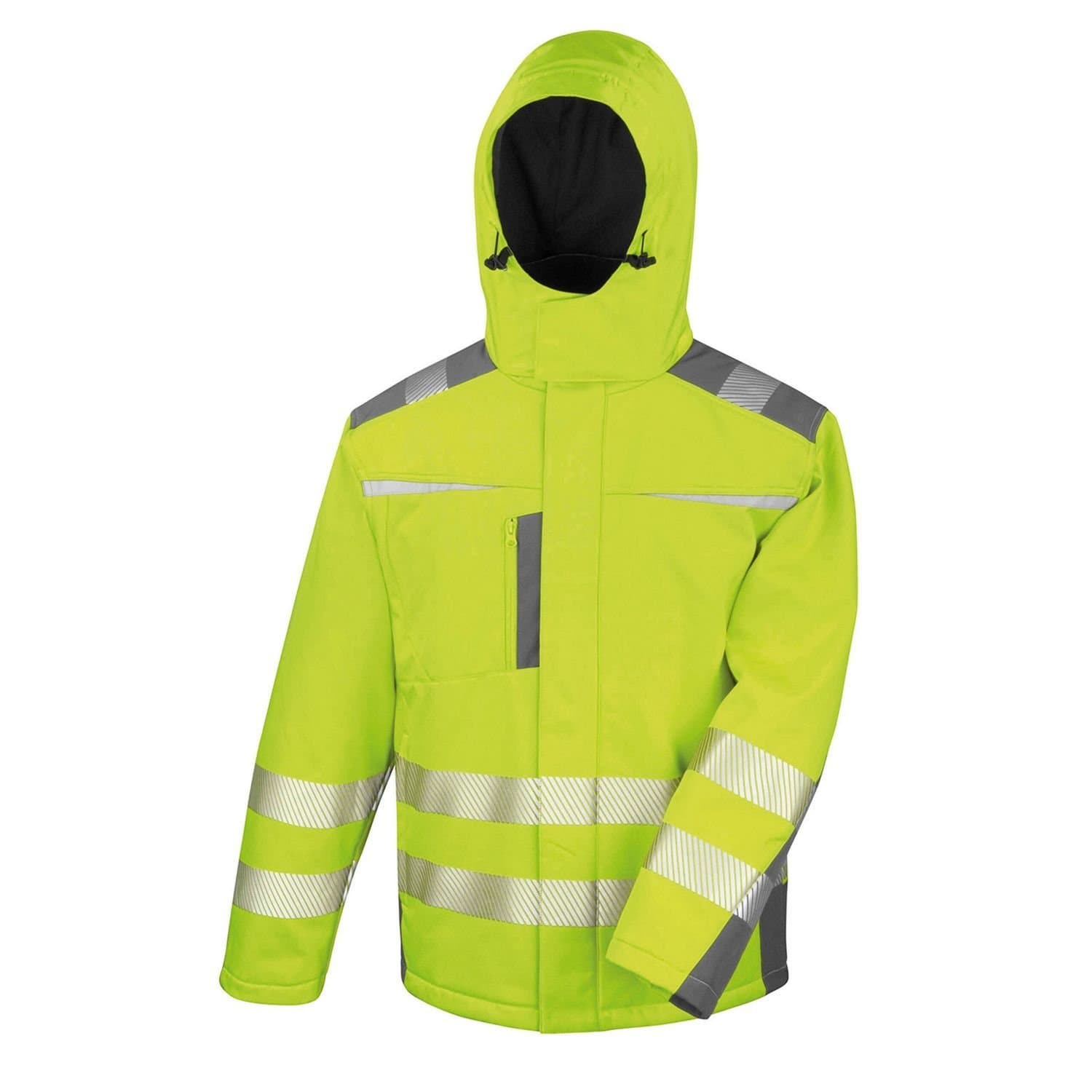 SAFE-GUARD by Result SAFE-GUARD by Result Men's Reflective Coat in Bright Yellow