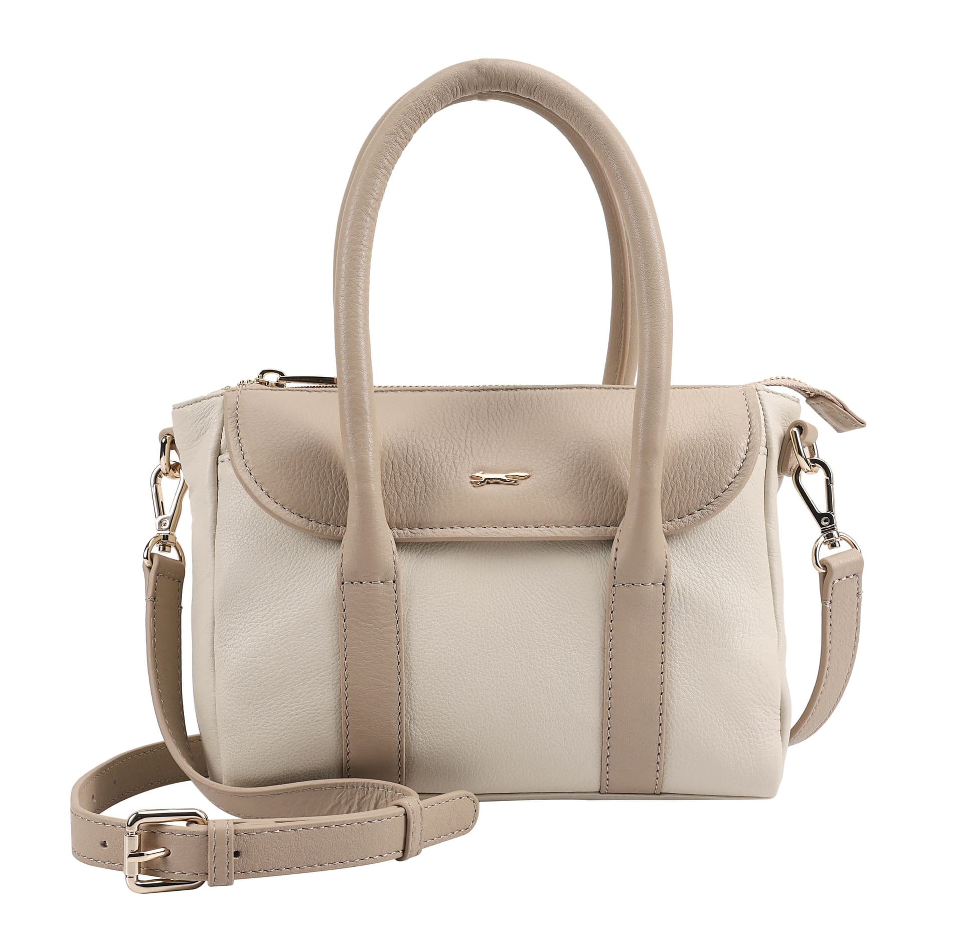 Paul Costelloe Paul Costelloe White Leather Crossbody Bag