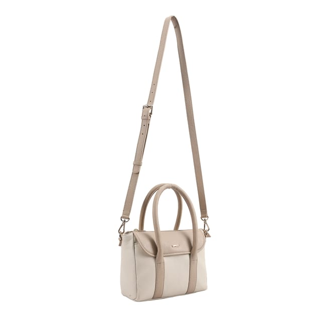 Paul Costelloe Paul Costelloe Women's Cecelia Leather Cross Body Bag in White - 3