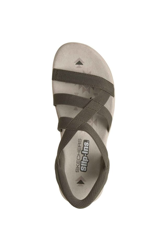 Skechers Skechers Women's Reggae Slim Stretch Flex Sandal in Olive - 3