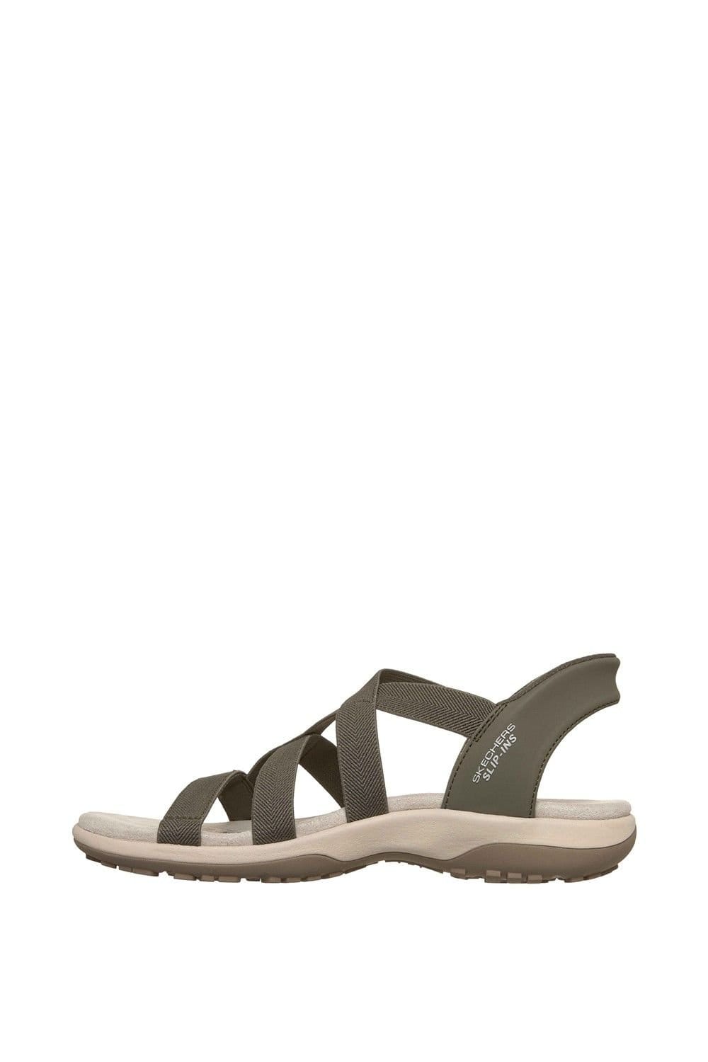 Skechers Skechers Women's Reggae Slim Stretch Flex Sandal in Olive - 4