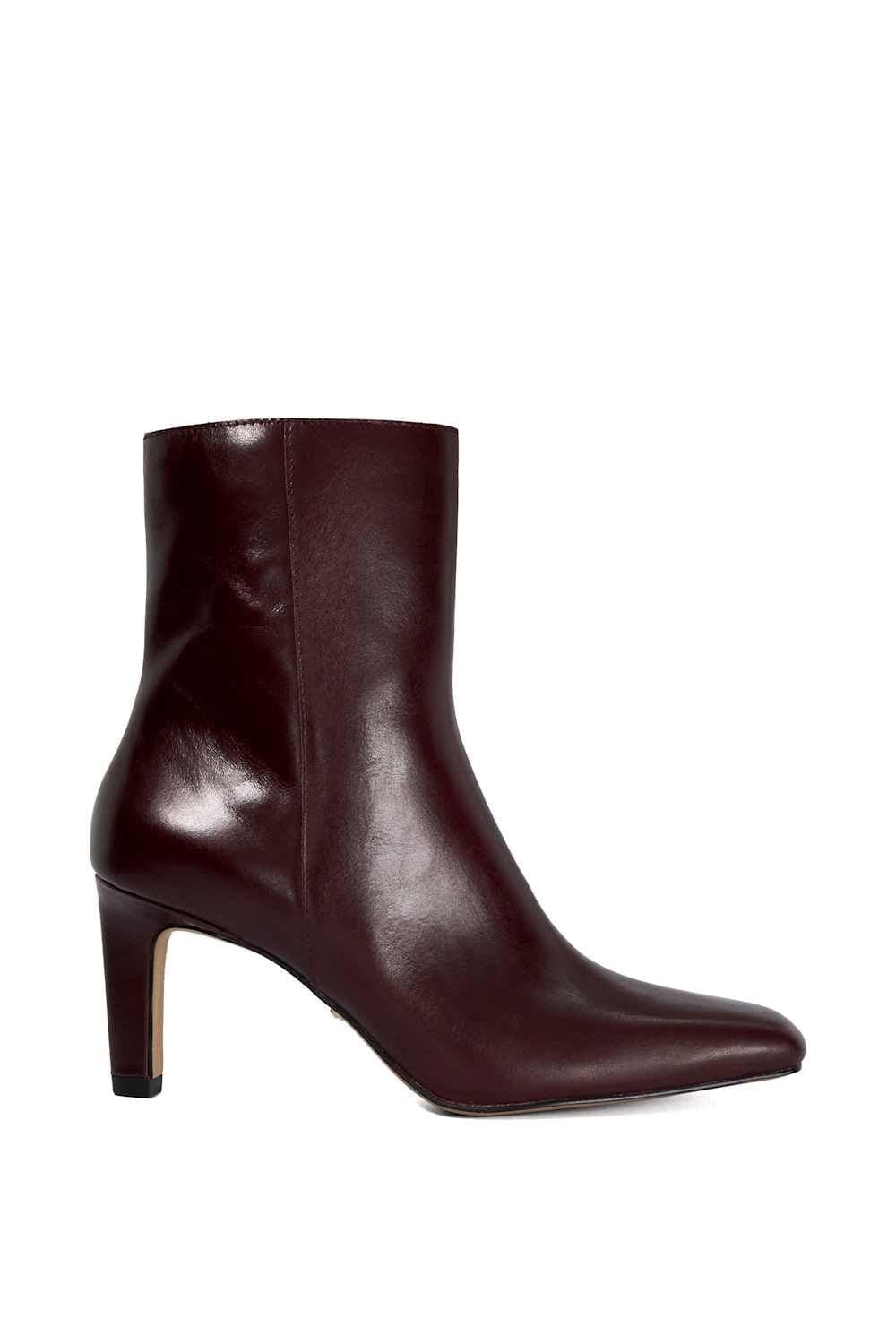 Dune London Dune London Red Leather Ankle Boots