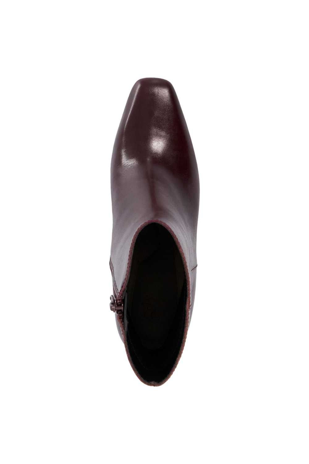 Dune London Dune London Women's 'Ovation' Leather Ankle Boots in Red - 4