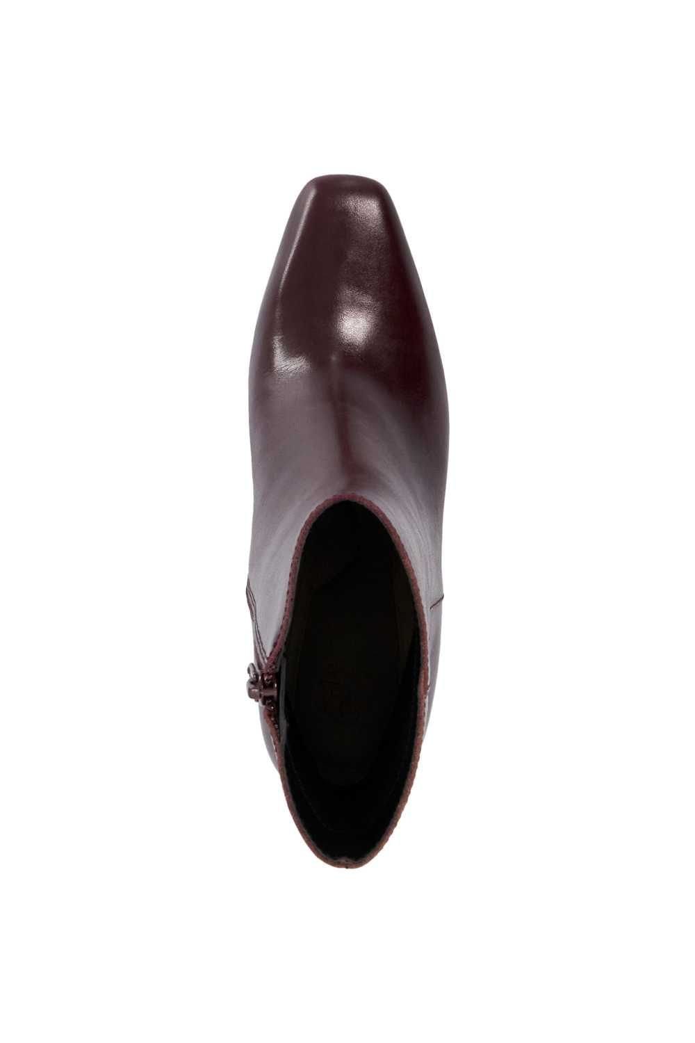 Dune London Dune London Women's 'Ovation' Leather Ankle Boots in Red - 4