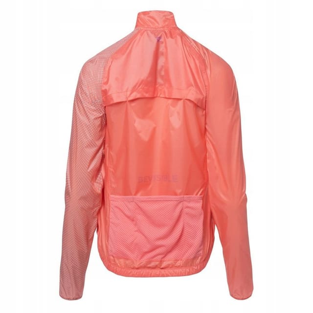 Radvik Radvik Women's Papa Waterproof Cycling Jacket in Light Red - 2