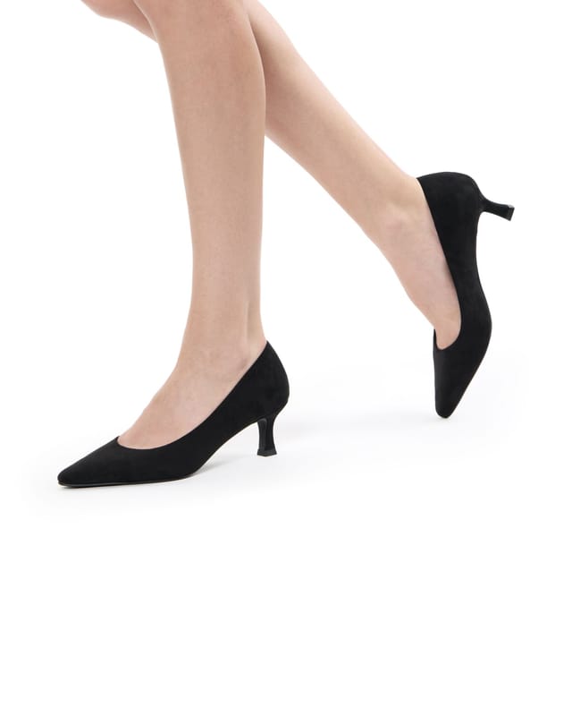 Paradox London Paradox London Women's Tova' Stiletto Heel Court Shoes in Black - 2