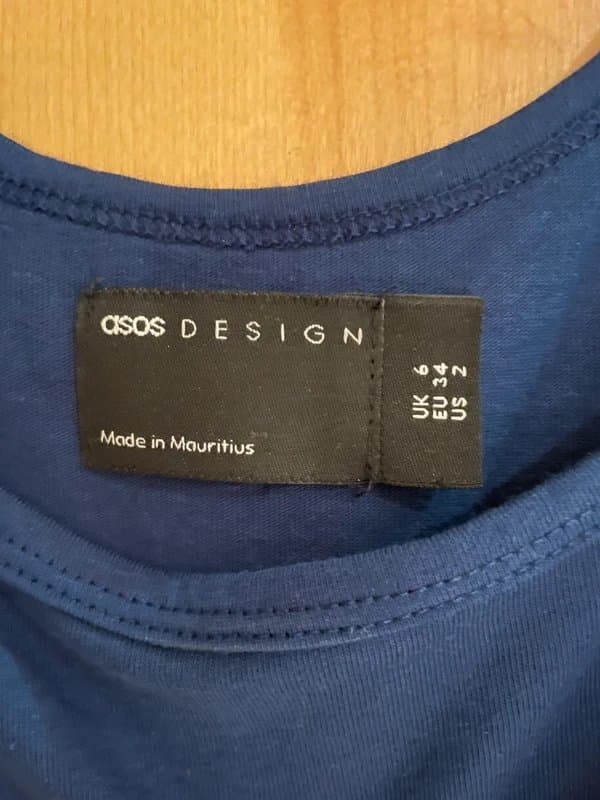 ASOS Design Navy ASOS mini dress