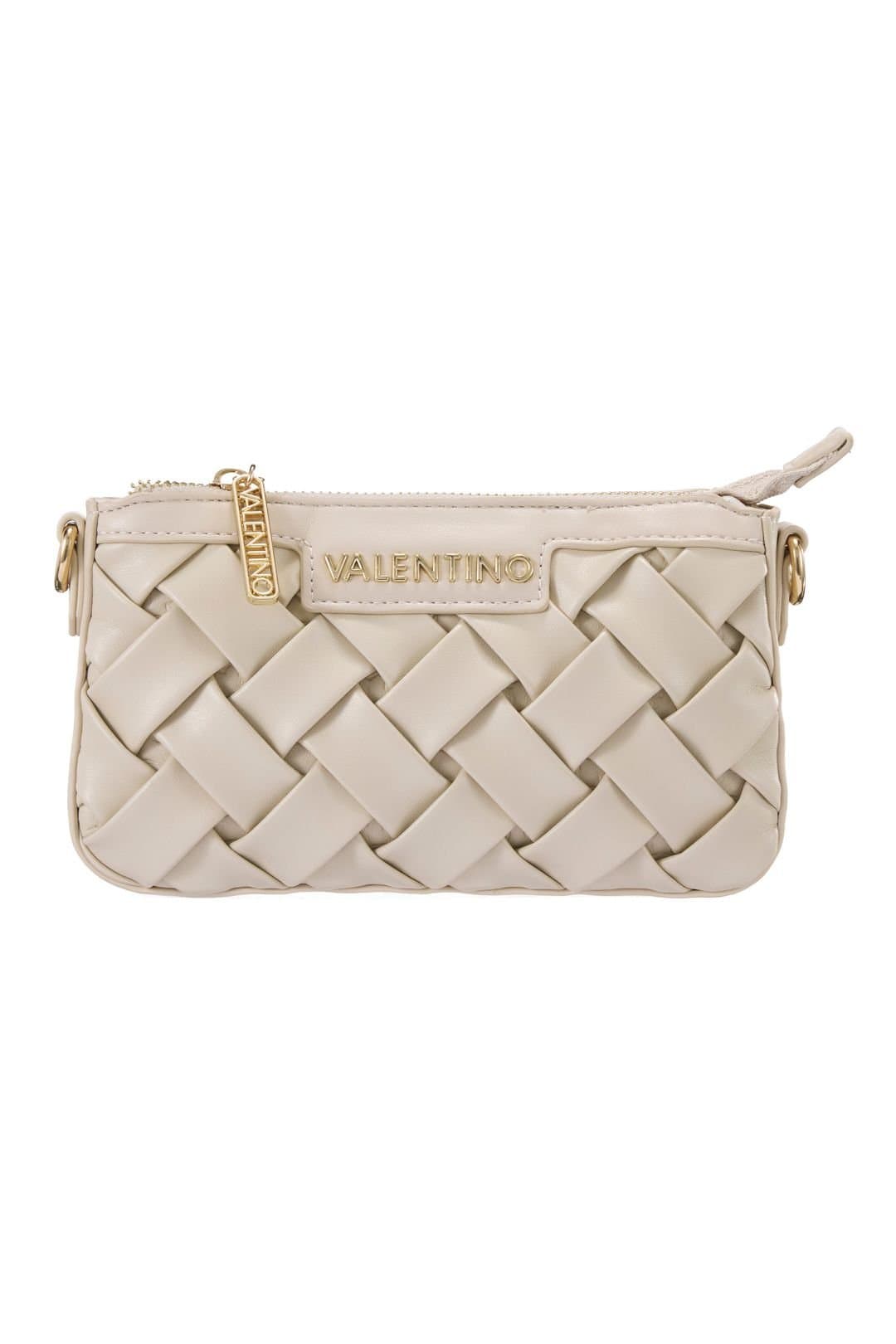 Valentino Valentino Women's Ennis Weave Shoulder Bag Ecru