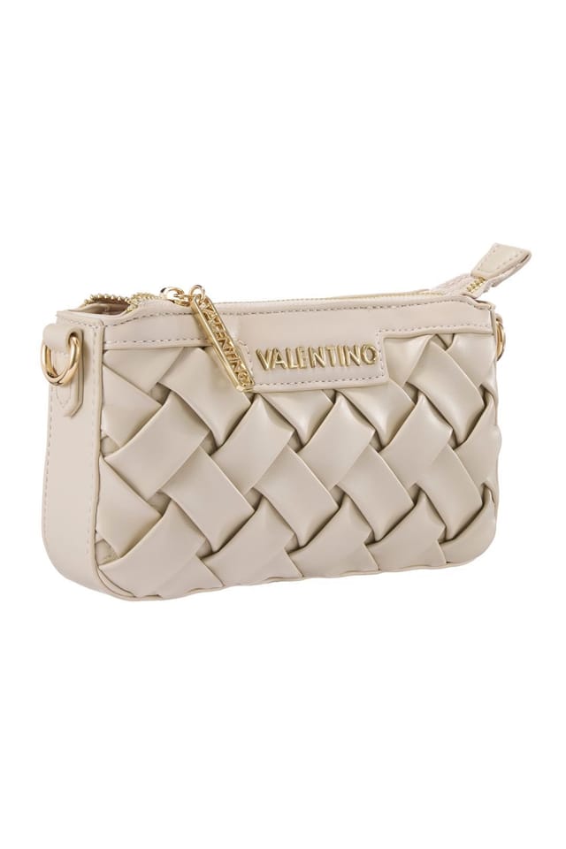 Valentino Valentino Women's Ennis Weave Shoulder Bag Ecru - 2