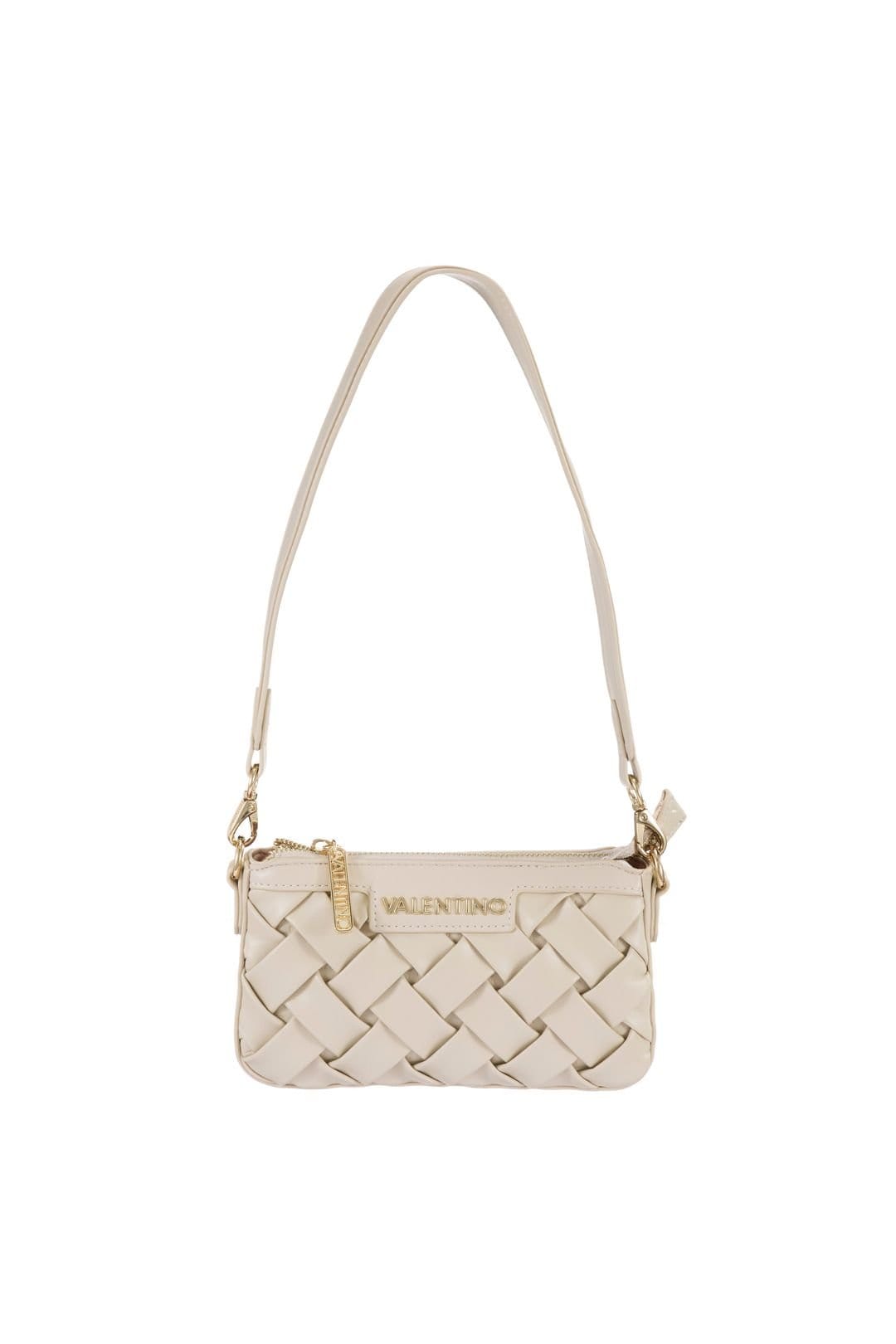 Valentino Valentino Women's Ennis Weave Shoulder Bag Ecru - 4