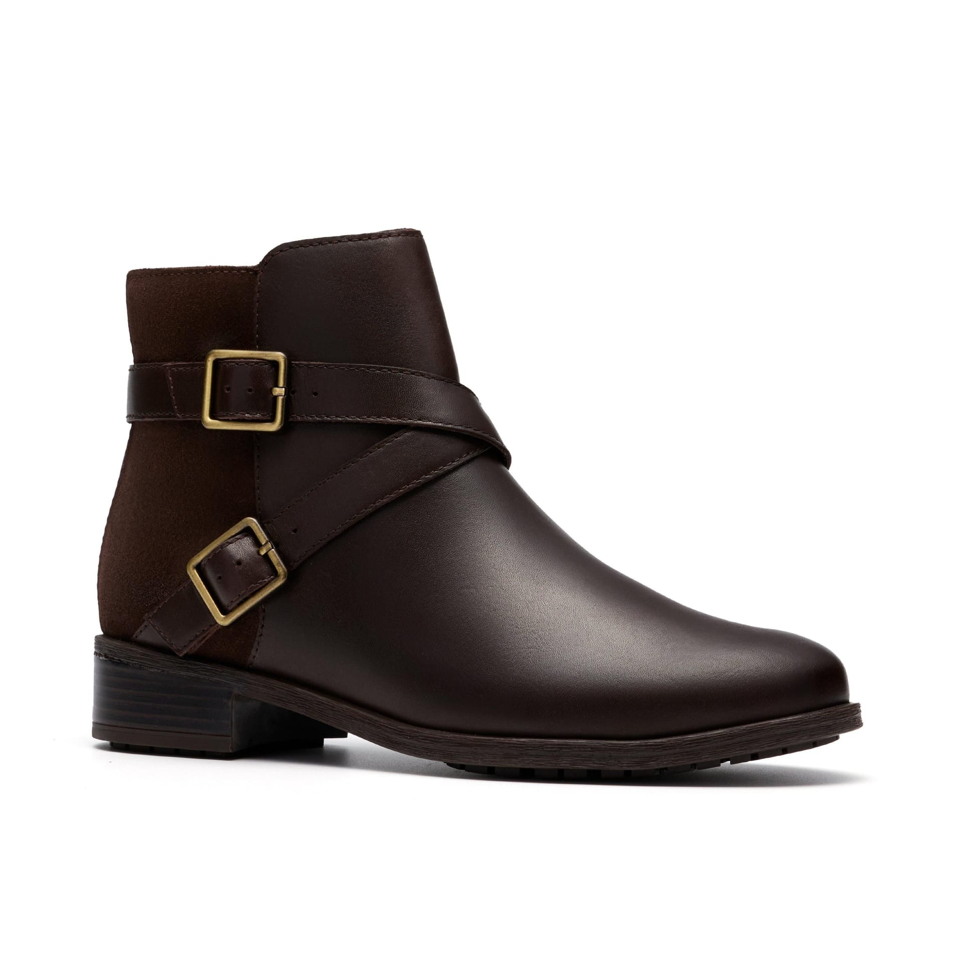 Clarks Clarks Women's Havisham Bay Brown Leather Ankle Boots - 4