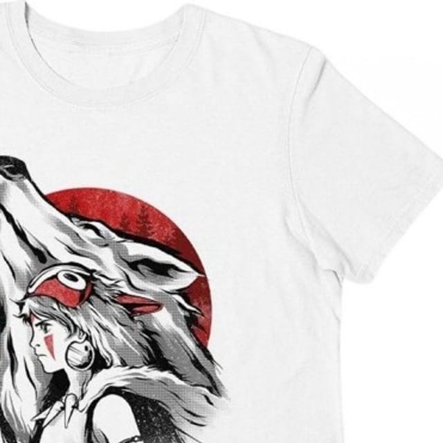Ilustrata Ilustrata Men's The Princess & The Wolf T-Shirt in White - 2