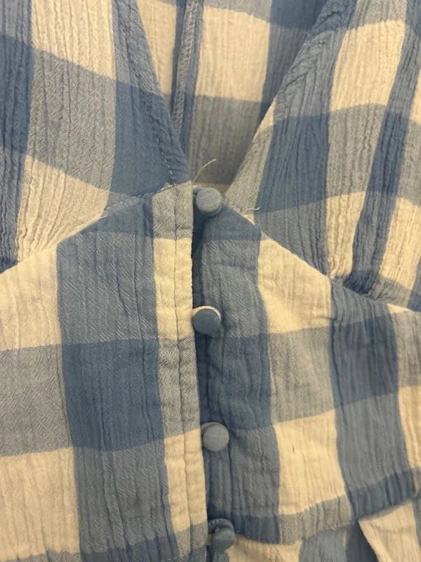 ASOS ASOS blue gingham playsuit