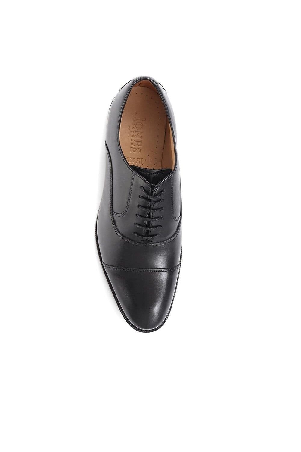 Jones Bootmaker Jones Bootmaker Men's Matthew Wide Fit Oxford Shoes in Black - 4