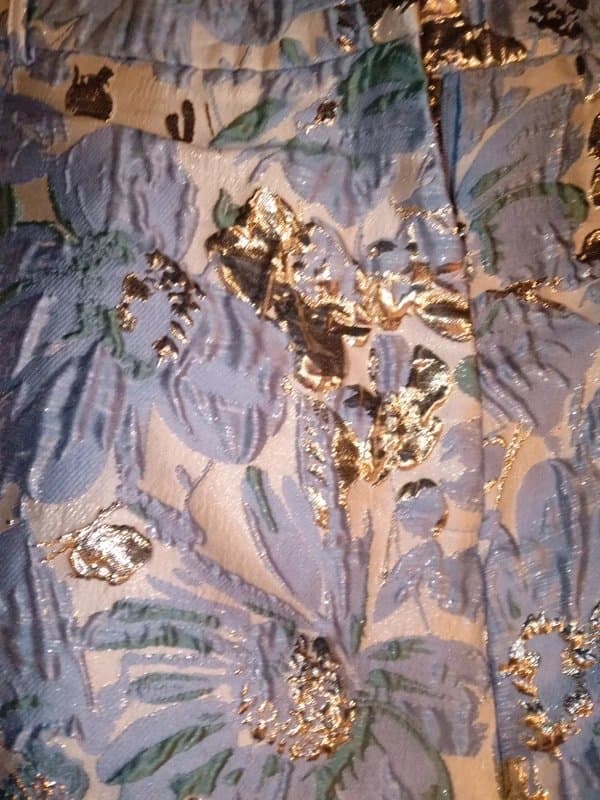 ASOS Blue and gold puff shorts size 22 from Asos luxe range