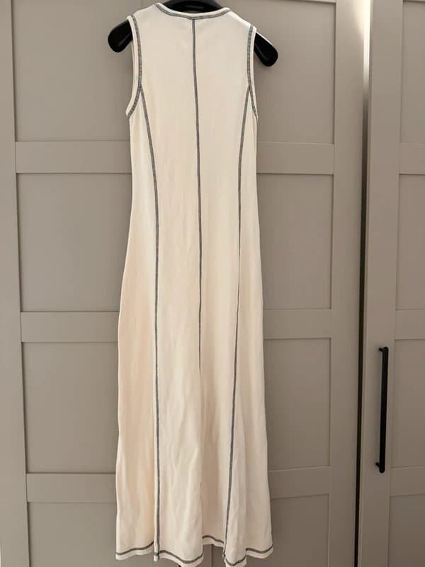 ASOS Design Asos Design maxi dress with contrast stitching