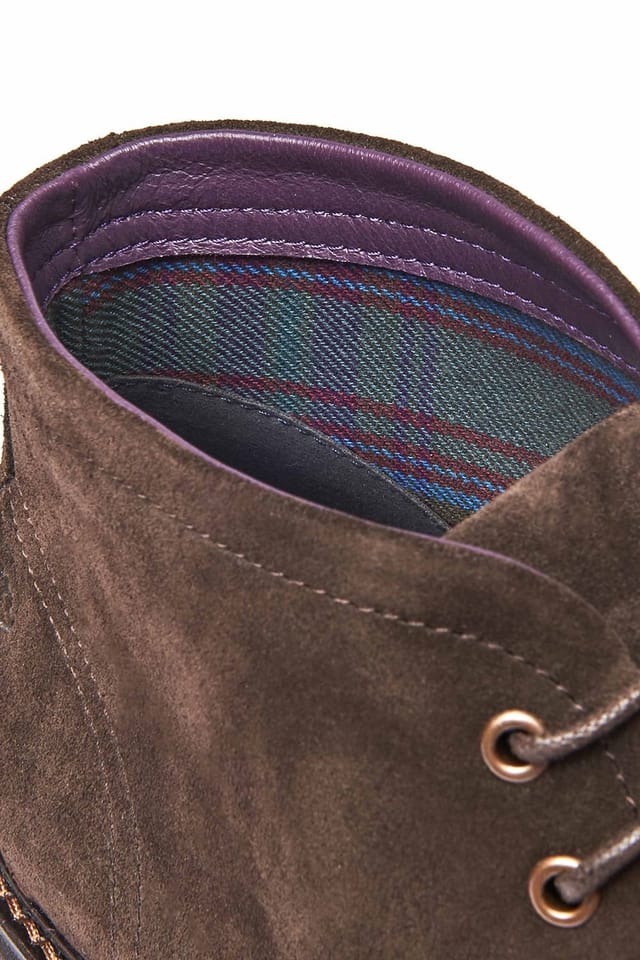 Moshulu Moshulu Men's 'Bantock' Suede Desert-style Laced Boots in Brown - 3